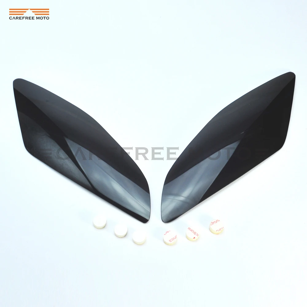 1 Pair Smoke Motorcycles Headlight Lens Cover Shield Case for Yamaha YZF R6 2008 2009 2010 2011 2012 2013 2014