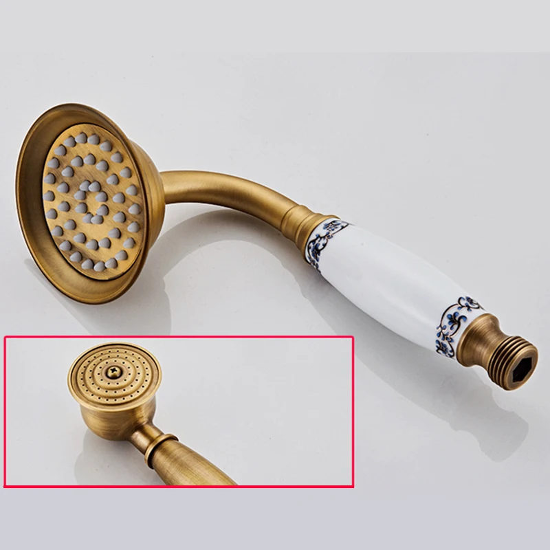 Ellen Bath Shower Set with Sliding Bar Wall Mounted Bath Tub Shower Faucets Dual Handle Hot Cold Water Mixer ELM8306L