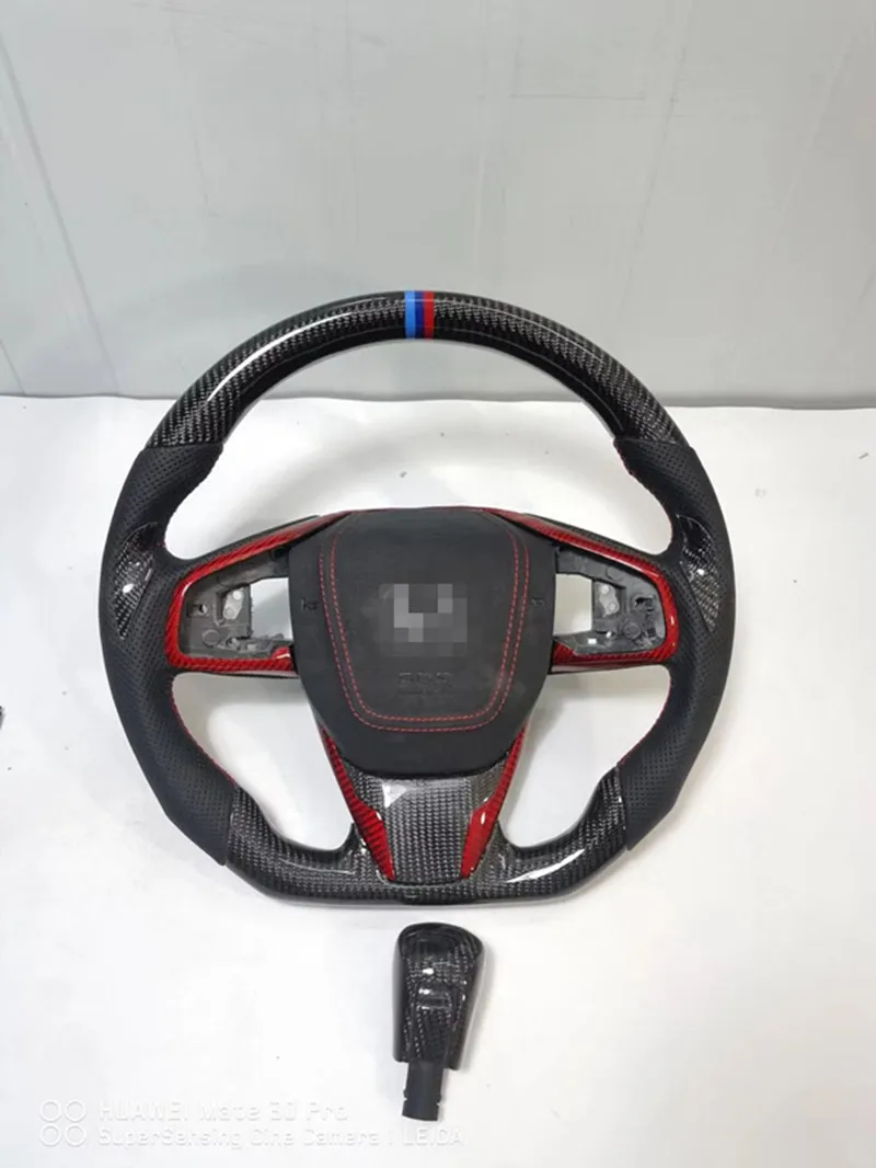 For Honda Civic Rizzol Front CR-V carbon fiber steering wheel  original accessories, non destructive installation