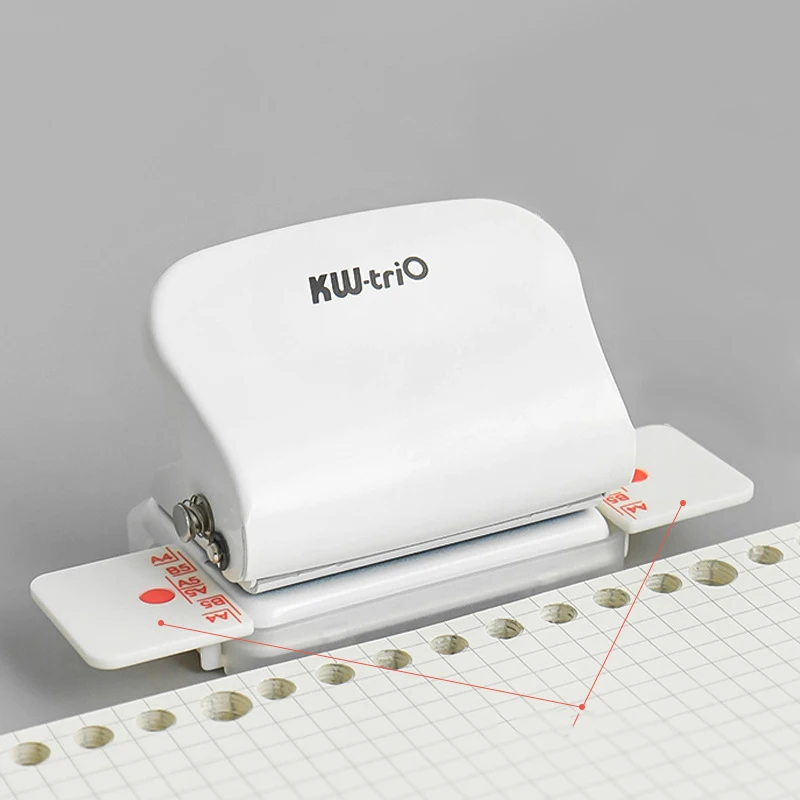 Perforatore a 6 fori per Notebook perforatore Standard a foro tondo pianificatore di carte perforatore per anelli di rilegatura Scrapbooking A4 A5