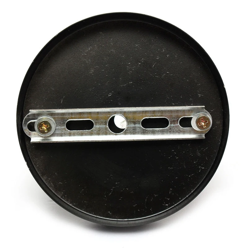Soporte de bombilla E27, Base de lámpara de 100/120mm, techo, dosel, luces de pared, montaje LED Vintage, lámpara colgante, Base de disco
