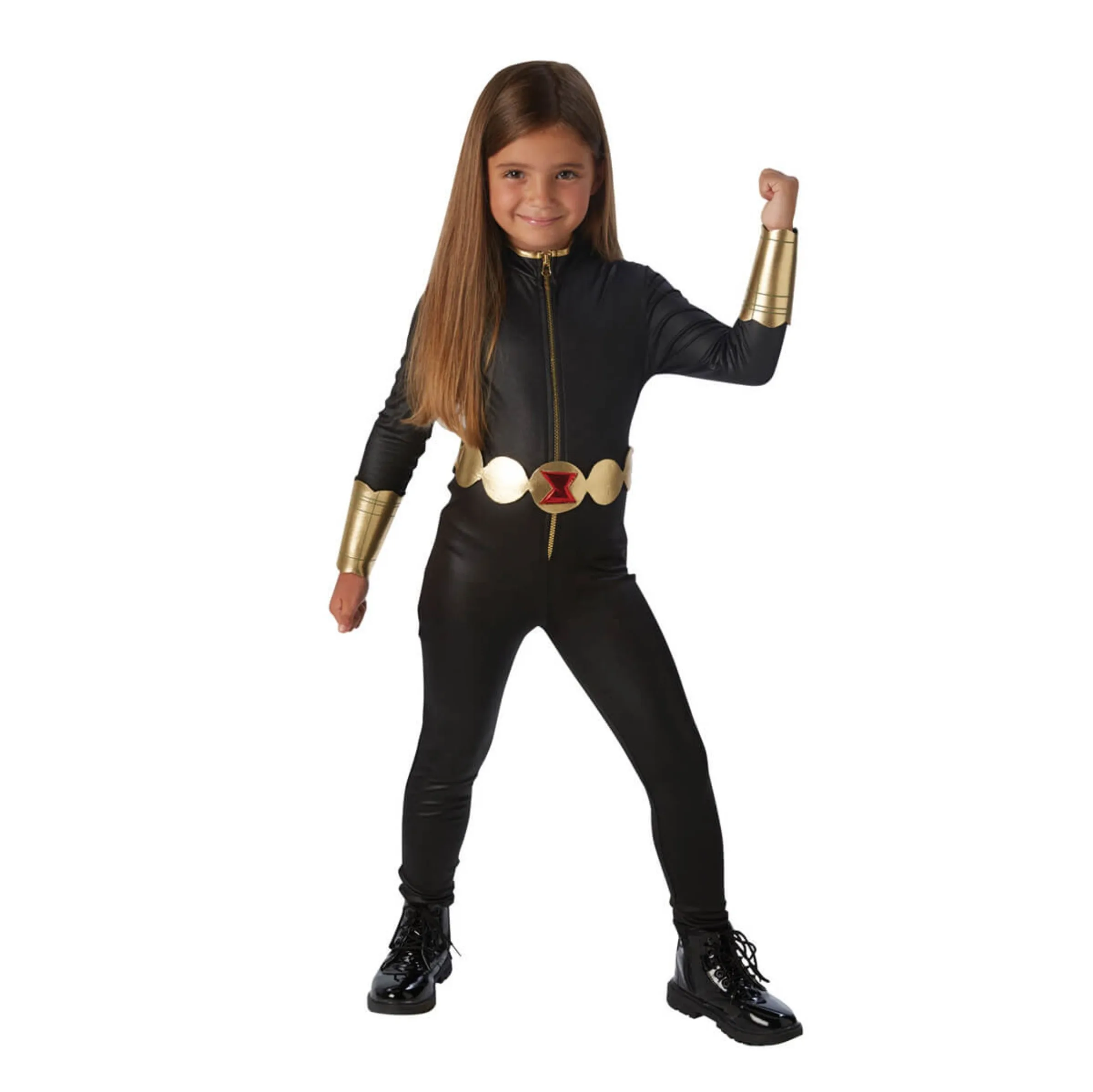 

2019 New Costume Child Cute Black Widow Grand Heritage Girls costume 3pcs/1set suitable 3-9years