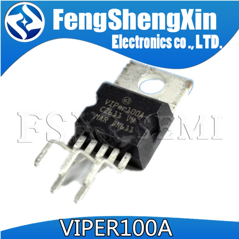 

5pcs VIPer100 VIPer100A TO-220-5 POWER IC