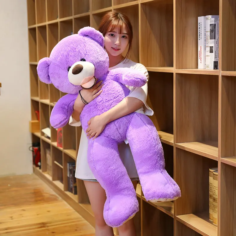 100-260cm 6 Colors America Giant Bear Plush Toys Soft Skin Coat Popular Birthday Valentine's Gifts Girls Kid's Gift