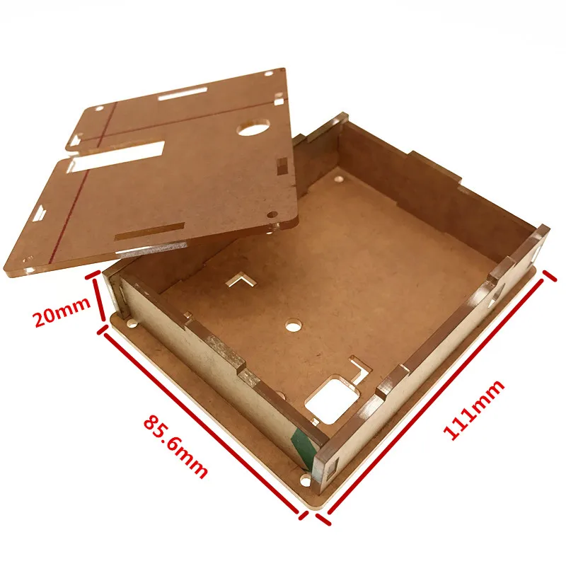 Clear Acrylic Case Shell Housing For LCR-T4 M328 Transistor Tester Capacitance ESR Mega328
