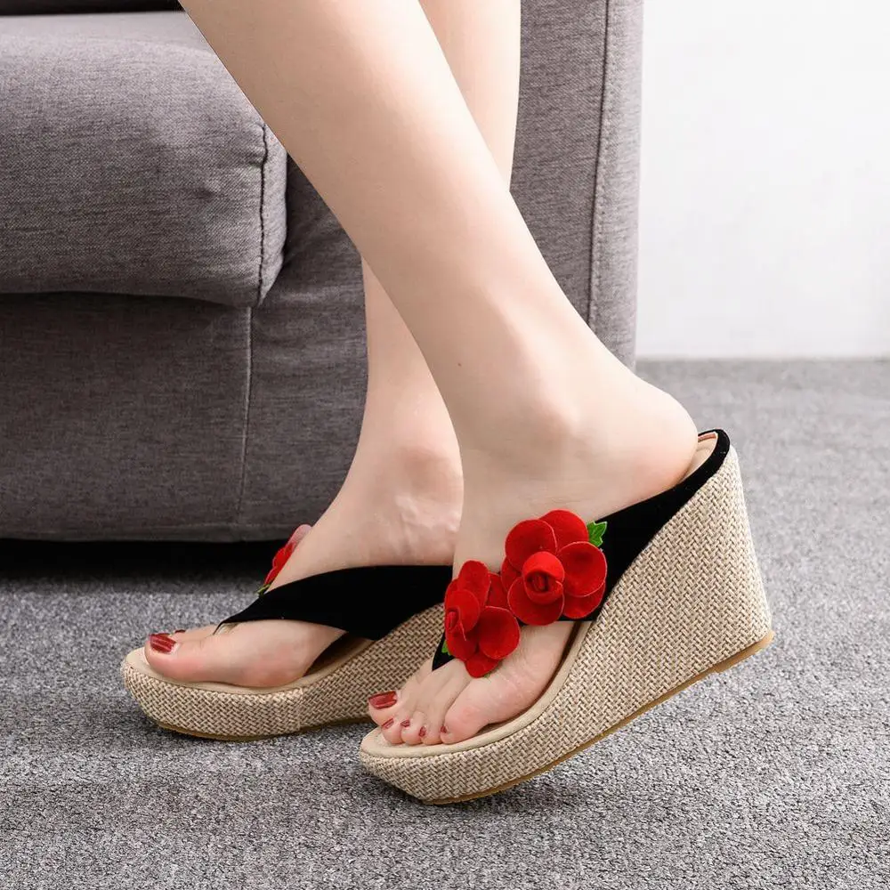 New fashion ladies slippers ladies home slippers casual beach slippers sandals ladies sandals summer sexy high heel slippers