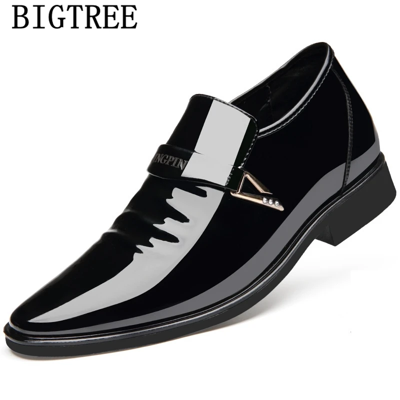 Elevator Shoes For Men Wedding Shoes Men Leather Shoes Men Italian Coiffeur Erkek Ayakkabi Zapatos Hombre Sapato Social Zapatos