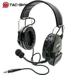 TAC-SKY COMTA I Silicone Earmuff Version Noise Reduction Pickup Tactical Shooting Hearing Protection Tactical Headphones FG