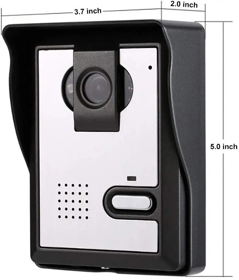 7 Inch Monitor Video Door Phone Intercom System Doorbell Camera visual intercom doorbell Video Intercom doorphone for villa