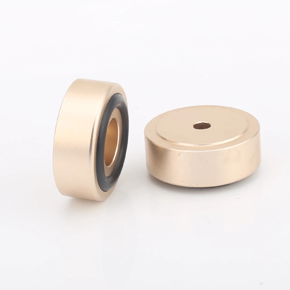 30mm*12mm Machined Full Aluminum Speaker AMP Isolation Foot Spike Floor Base Pad Stand Cone Damp For Hifi Audio CD Radio DAC 4PC