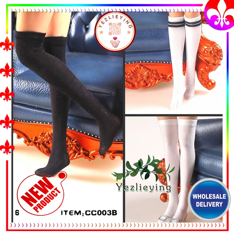 CCTOYS 1/6 Scale Clothes Accessories CC003 Women's Stockings Female Socks Trend Stockings Hose F 12Inch Action Figure Body Doll