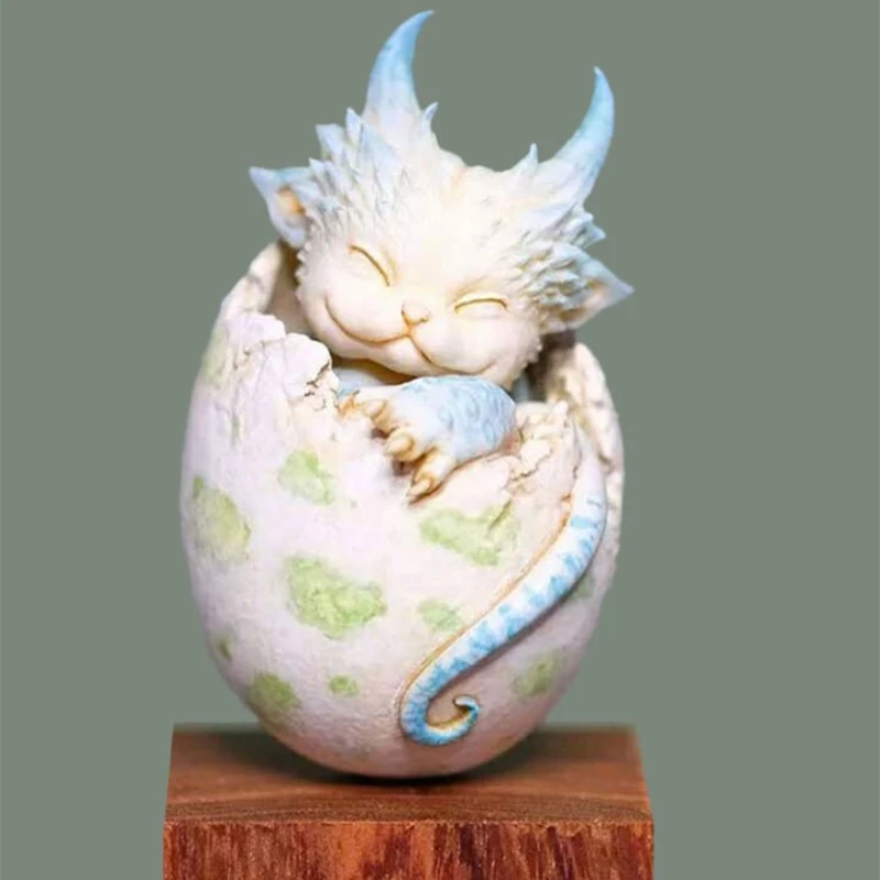 Toy Wax Model Dragon Egg Epoxy Resin Mold Jewelry Pendant Silicone Mould DIY Crafts Ornaments Casting Tool