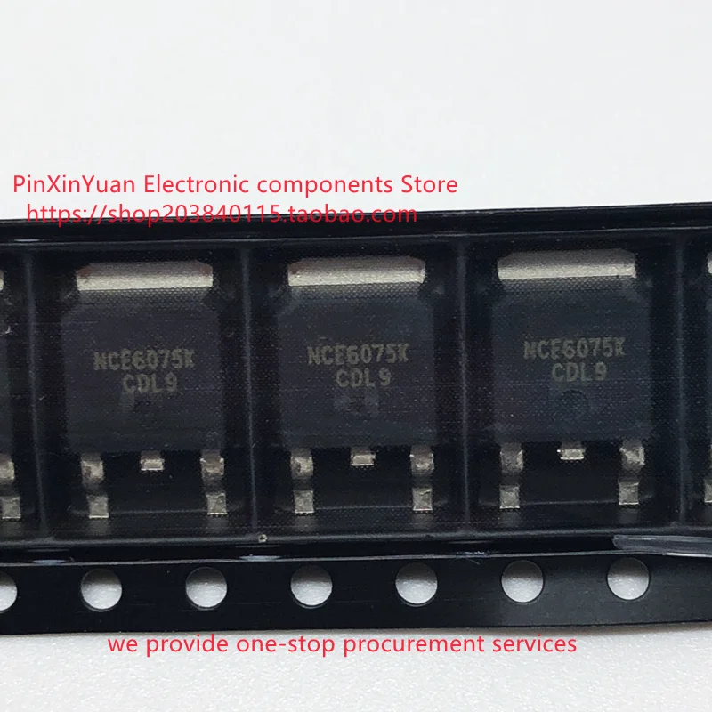 5PCS/LOT New original NCE6075K NCE6075 TO-252 75A/60V N-channel MOSFET fet In stock