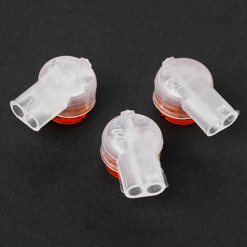 100Pcs UY2 K2 Connector Grease Filling Butt Wire Line Terminal Connector Electrical Equipment