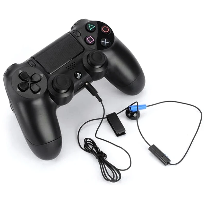 Gamepad Headset Mit Mikrofon Ohrhörer Für PS4 Controller Kopfhörer Ohrhörer QX2B