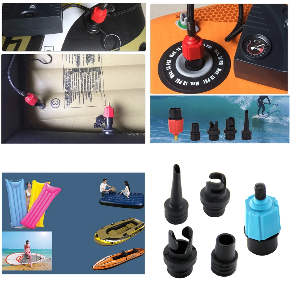 Adaptador de bomba para bote inflable, válvula de bomba de aire para colchón inflable, accesorios de Kayak, convertidor, Connet