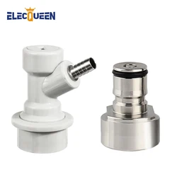 Keg Coupler Adapter Ball Lock Conversion Kit for Corneliur Keg,5/8 NPT Thread Ball Lock Post Liquid Gas Ball Lock Disconnect Set