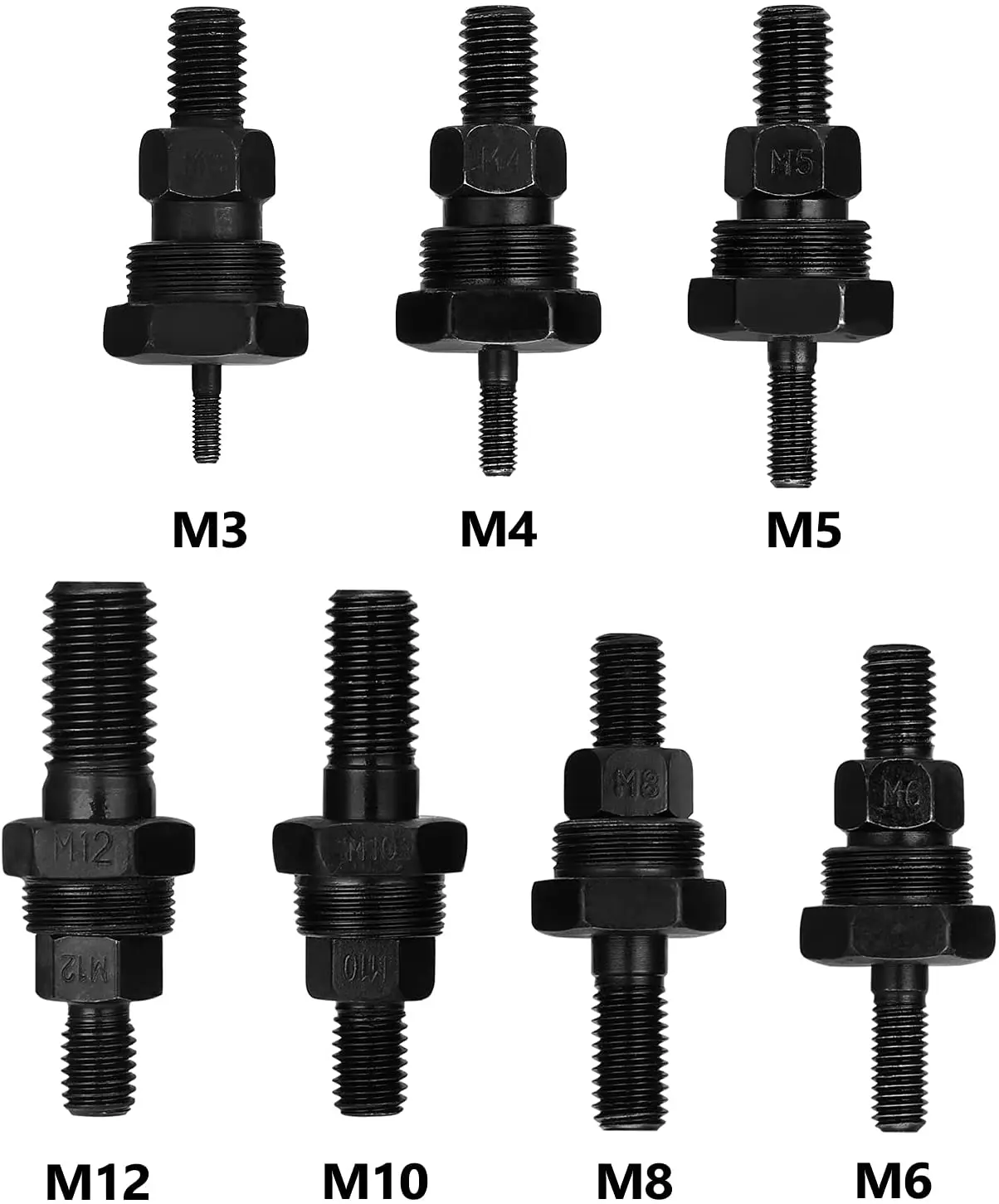 SUBAO M3-M12 6-32 8-32 10-24 High Quality Riveter Gun Part Threaded Mandrel Replacement For Hand Nut Rivet Metric M3-M12