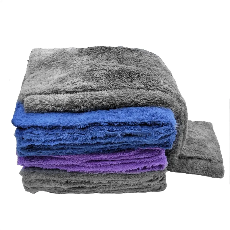 40*40cm Coral Fleece Microfiber Eagerly Thickened Absorbent Clean Car Wipe Cloth Car Washing Supplies