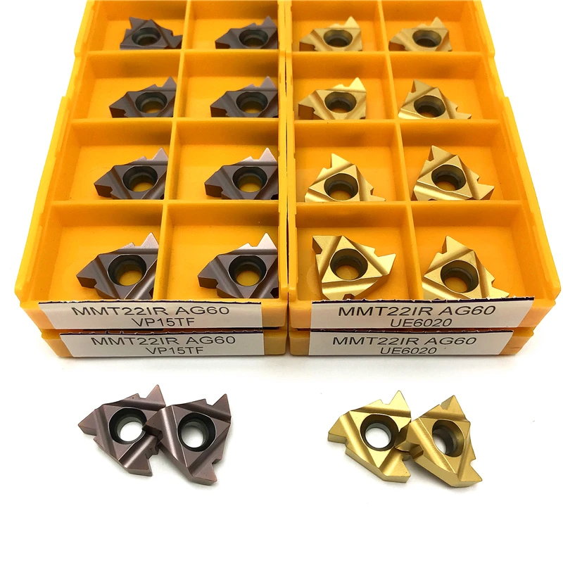 MMT 22IR AG60 VP15TF External Thread Carbide inserts turning insert CNC lathe tool 22IRAG60 thread tool Turning insert