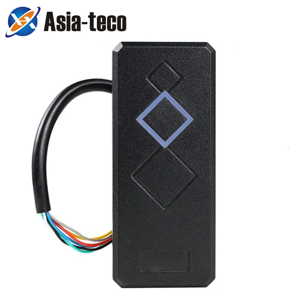 125khz/13.56Mhz Card Reader Wiegand 26/34 Card Reader LED Indicators Security RFID EM ID Card Access Control Reader