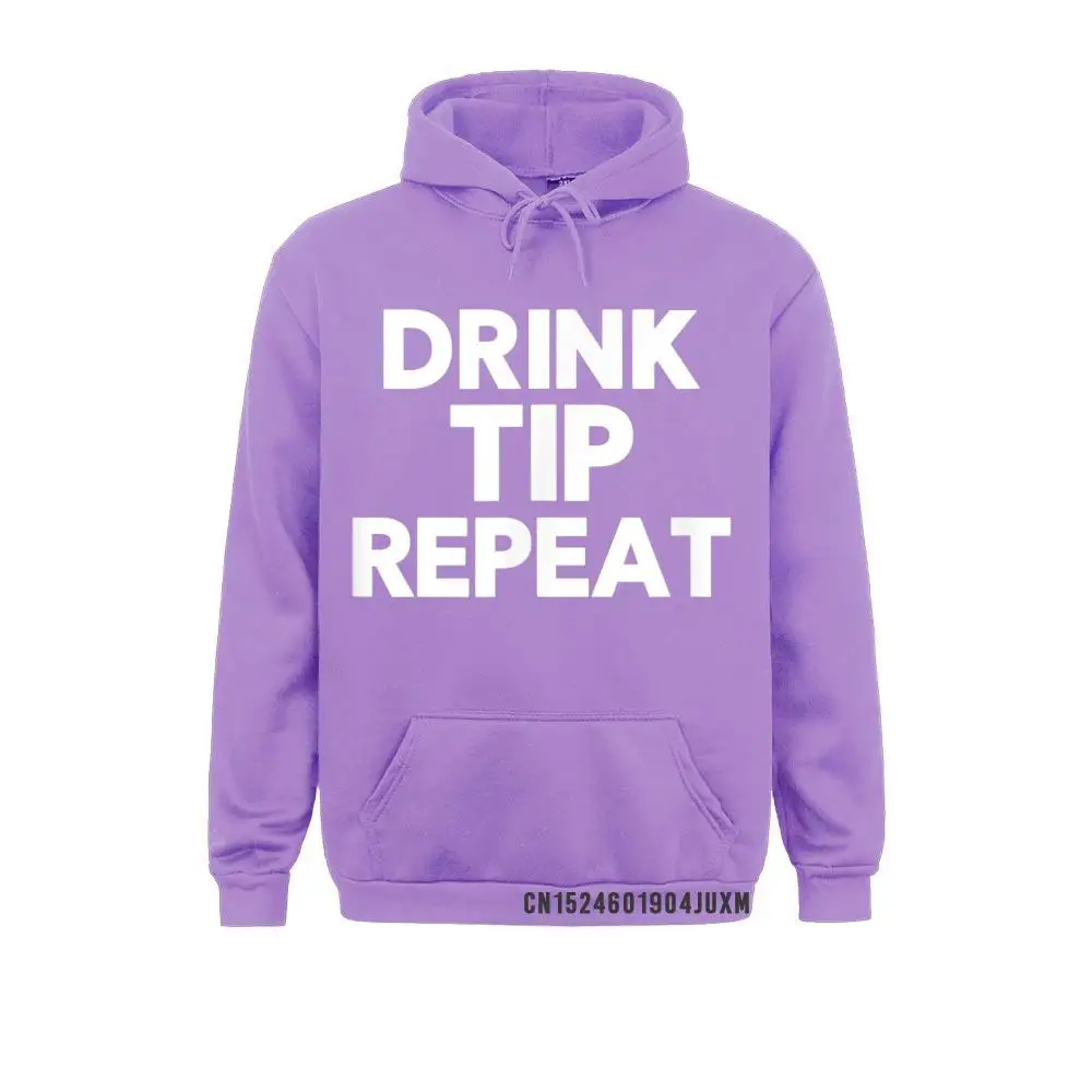 Drink Tip Repeat Funny Bartender Hooded Tops Gift For Bartender Men Sweatshirts Simple Style Classic Hoodies HoodsWinter