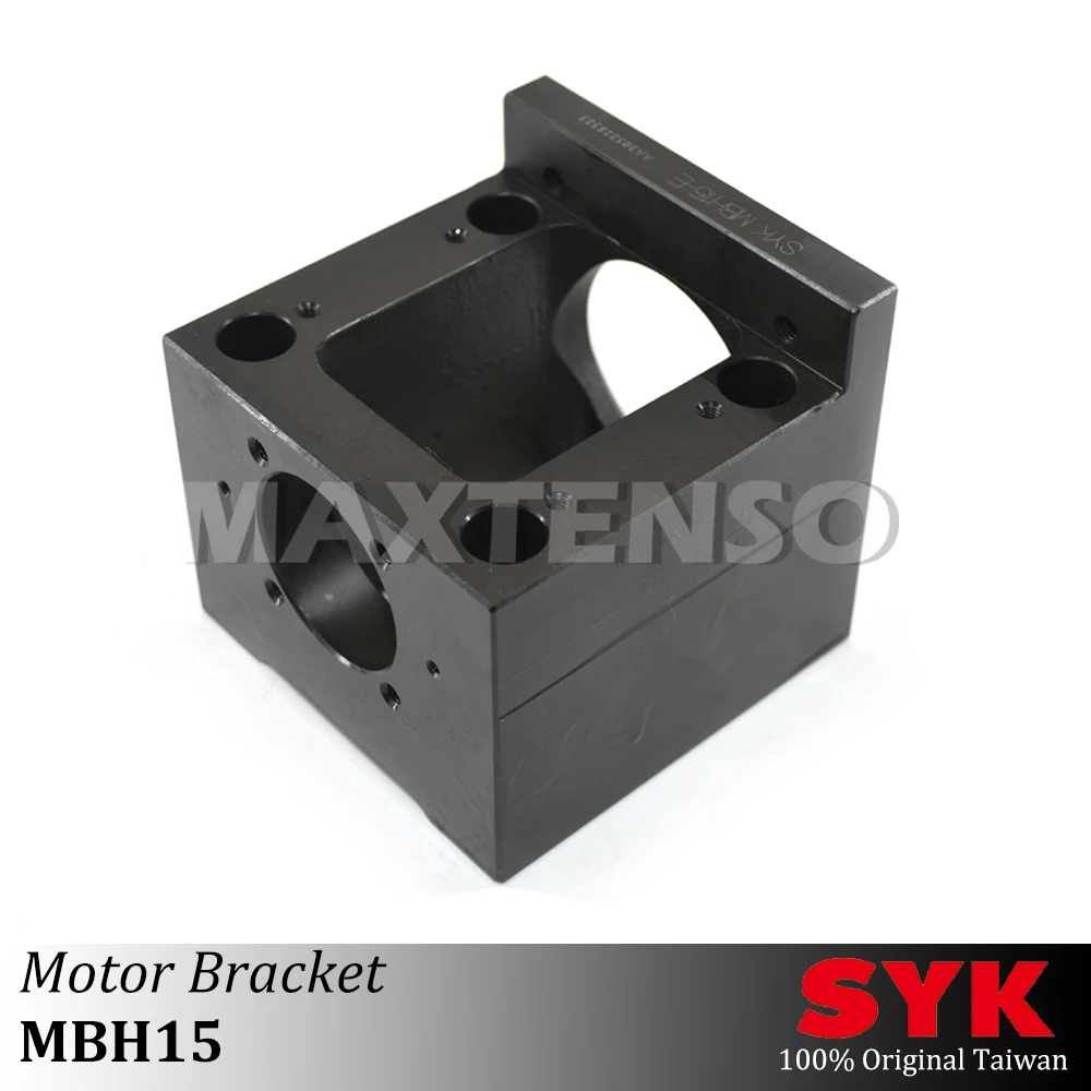 SYK MBH15-D/DP/E/EP Professional Motor Bracket Support Unit Ball Screw Housing Stepper Motor Servo Motor BF15 and Coupler CNC