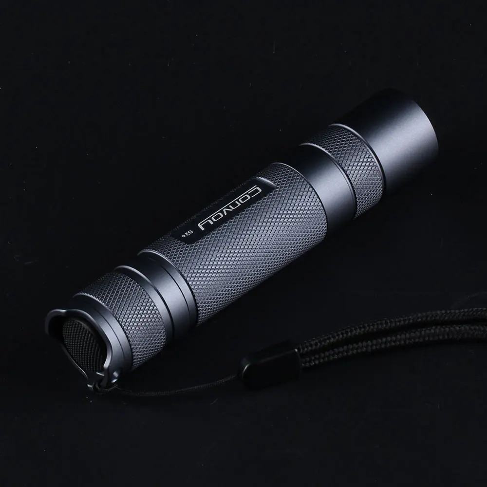 LED Flashlight Convoy S2 Plus Nichia 219C DTP Copper Plate Temperature Protection Work Light Bicycle Light Lantern LED