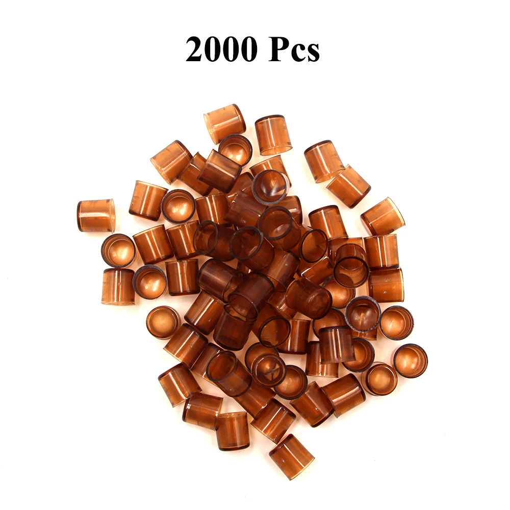 

2000PCS Cells Queen Rearing Plastic Reuseable Brown Bee Queen Beekeeping Tools Beehive Feeding Tools For Beekeepers