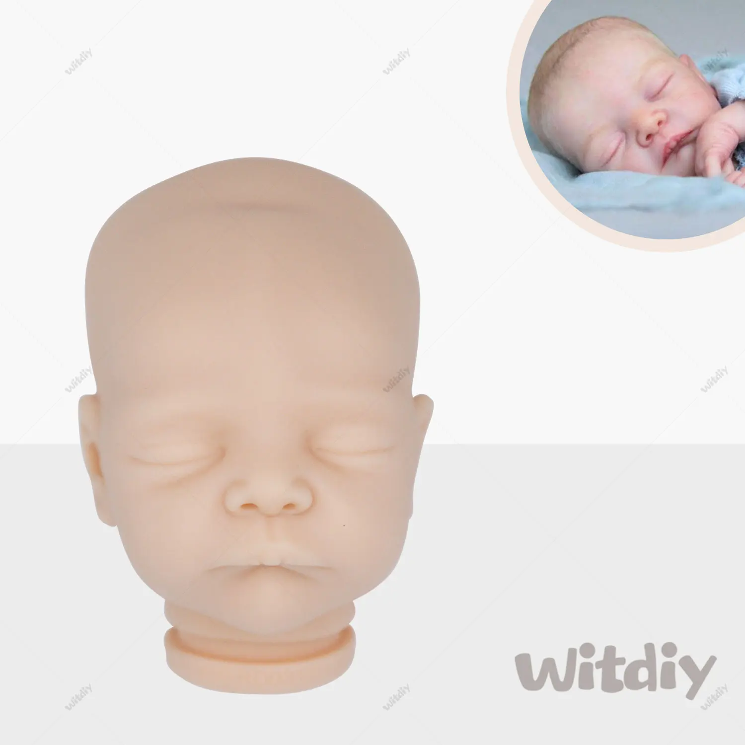 Witdiy Mick 40 cm/15.75 inch new vinyl blank reborn doll baby unpainted kit/Give 2 gifts