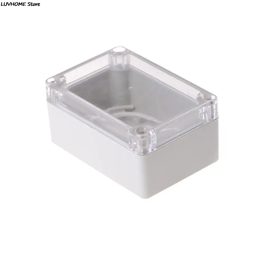 ZLinKJ HIGH QUALITY Waterproof Clear Cover Plastic Electronic Project Box Enclosure Case Shell Electrical Connector 100*68*50mm