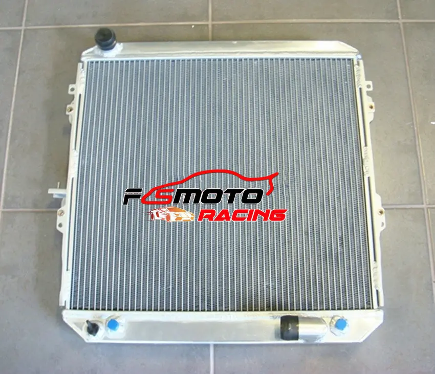 All Aluminum Radiator + Fan Cooling For Totota Surf HILUX 2.4/2.0 LN130 MT Manual & AT AUTO