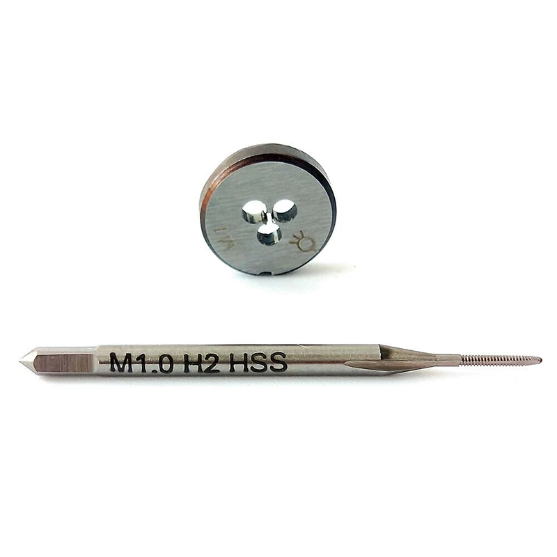 1 Buah M1.0 * 0.25 Tap + 1PC M1.0 * 0.5 Die HSS Dibuat Lancip Tangan Kanan