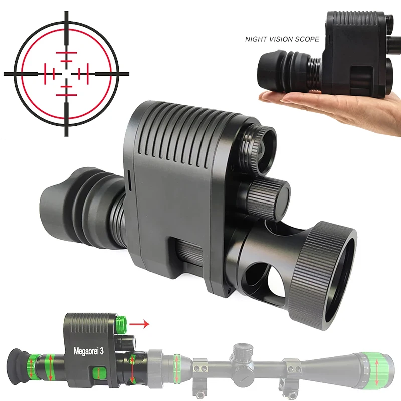 

NV300 Night Vision Rifle Scope HD720P Video Record Photo Taking Outdoor Hunting Optical Sight Camera 850nm Laser Infrared IR