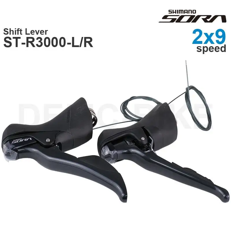 SHIMANO SORA – ensemble de vitesses 2x9 rapports, levier de commande double, gauche et droite, SUPER SLR, 2x9 vitesses, ST-R3000