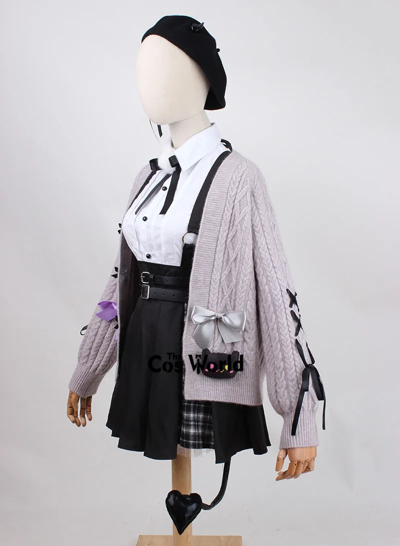 Japanese Virtual YouTuber VTuber Hololive Tokoyami Towa Summer Third Outfits Cosplay Costumes image 2