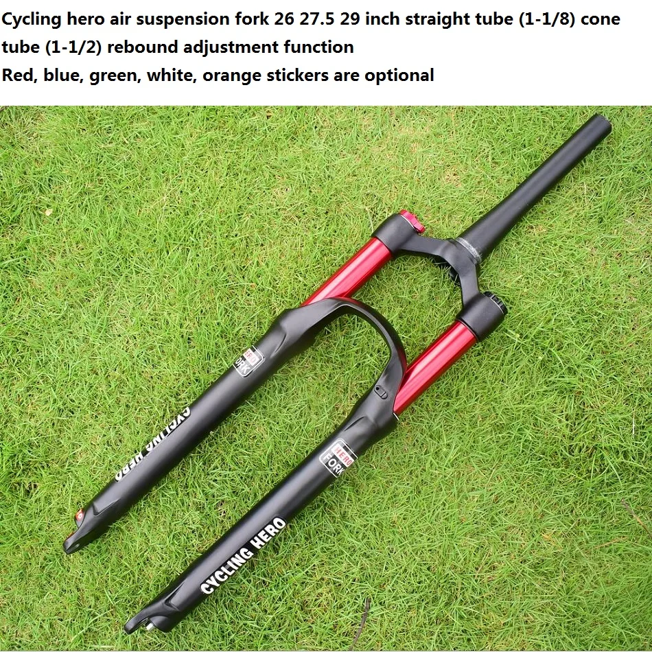 Suspensão 100-120mm Travel Shock Absorber Air DampingRebound Front Fork 26 27.5 29 