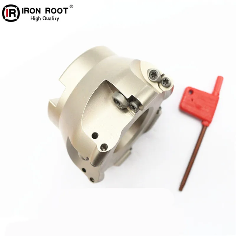 

1Ps CNC Indexable Face Milling Cutter EMR5R/EMR6R80-27-6T/EMR5R/EMR6R100-32-6T For RPMW/RPMT Carbide Insert