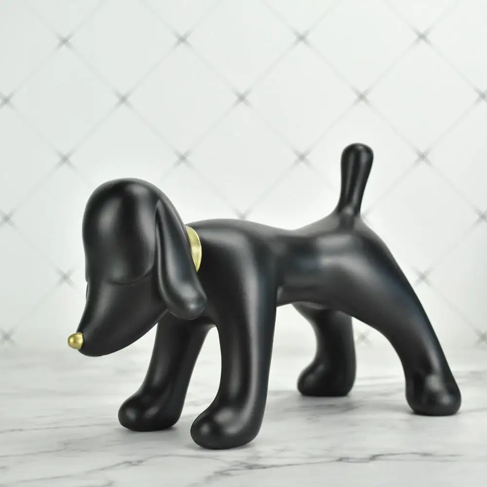 Yoshitomo Nara Standing Dreaming Dog Animal Sulpture Resin Table Piece Home Decoration House Decor