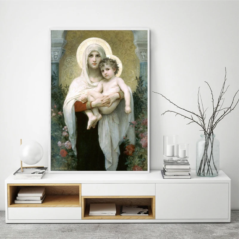 Classical portrait giclee print canvas William-Adolphe Bouguereau art painting poster wall art canvas dropshipping