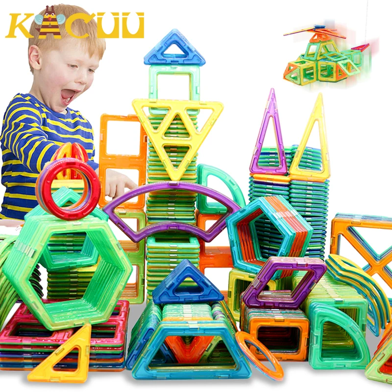 

Big Size Magnetic Constructor Set Boys Girls Building Magnets Toy Magnetic Building Blocks Educational Designer Toy For Children