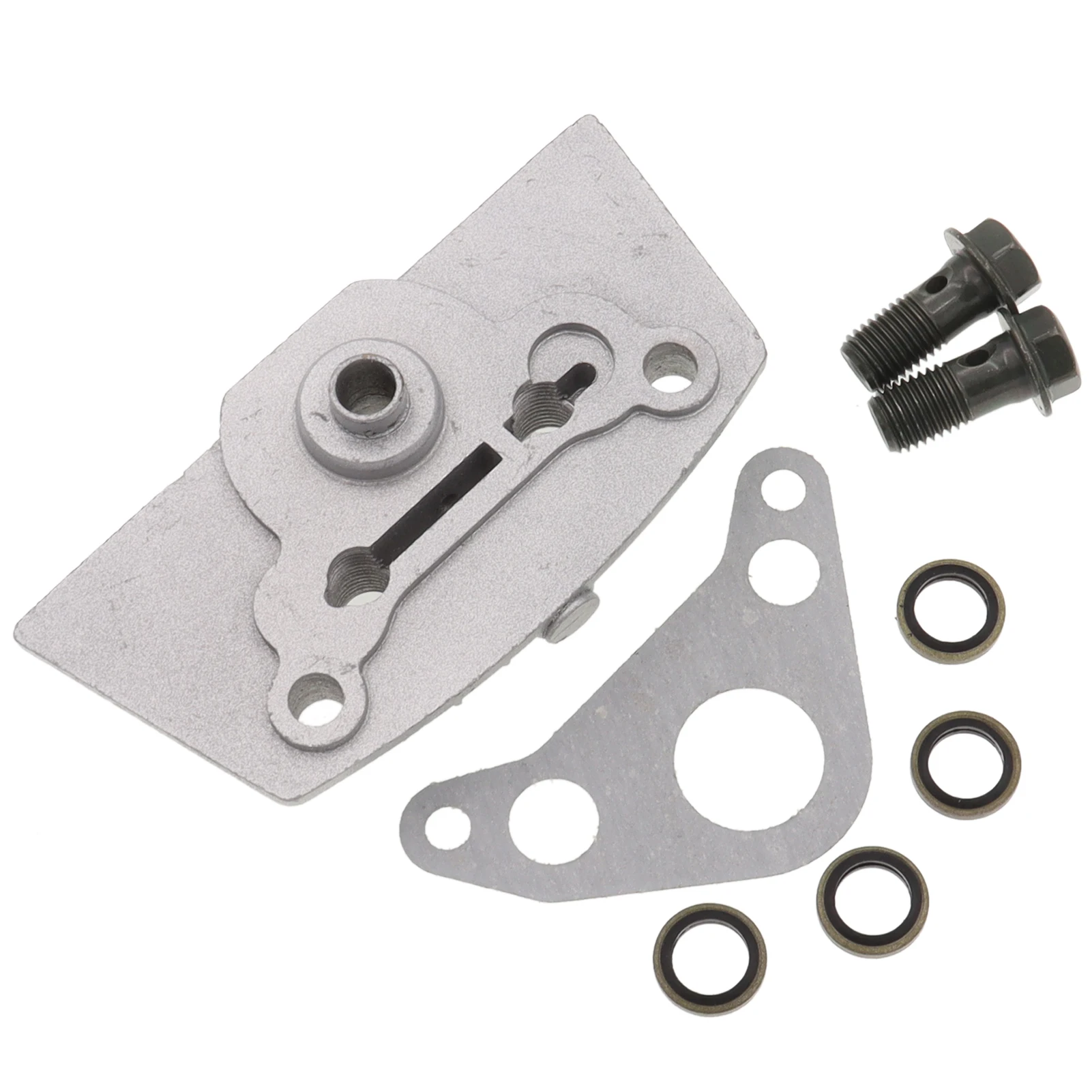 1Set Oil Cooler Horizontal Engine Adapter Cylinder Cover with Screw Gasket for 110cc 125cc 140cc Monkey Dirt Pit Bike ATV