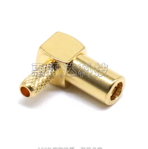 5pcs SSMB Female right angle Crimp for RG316 RG174 LMR100  Cable Straight RF Coaxial Connector adapters