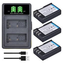 2400mAh EN-EL9 EN-EL9A ENEL9 Batteries/ LED Dual Type C Charger for Nikon D40 D40X D60 D3000 D5000 Digital Camera