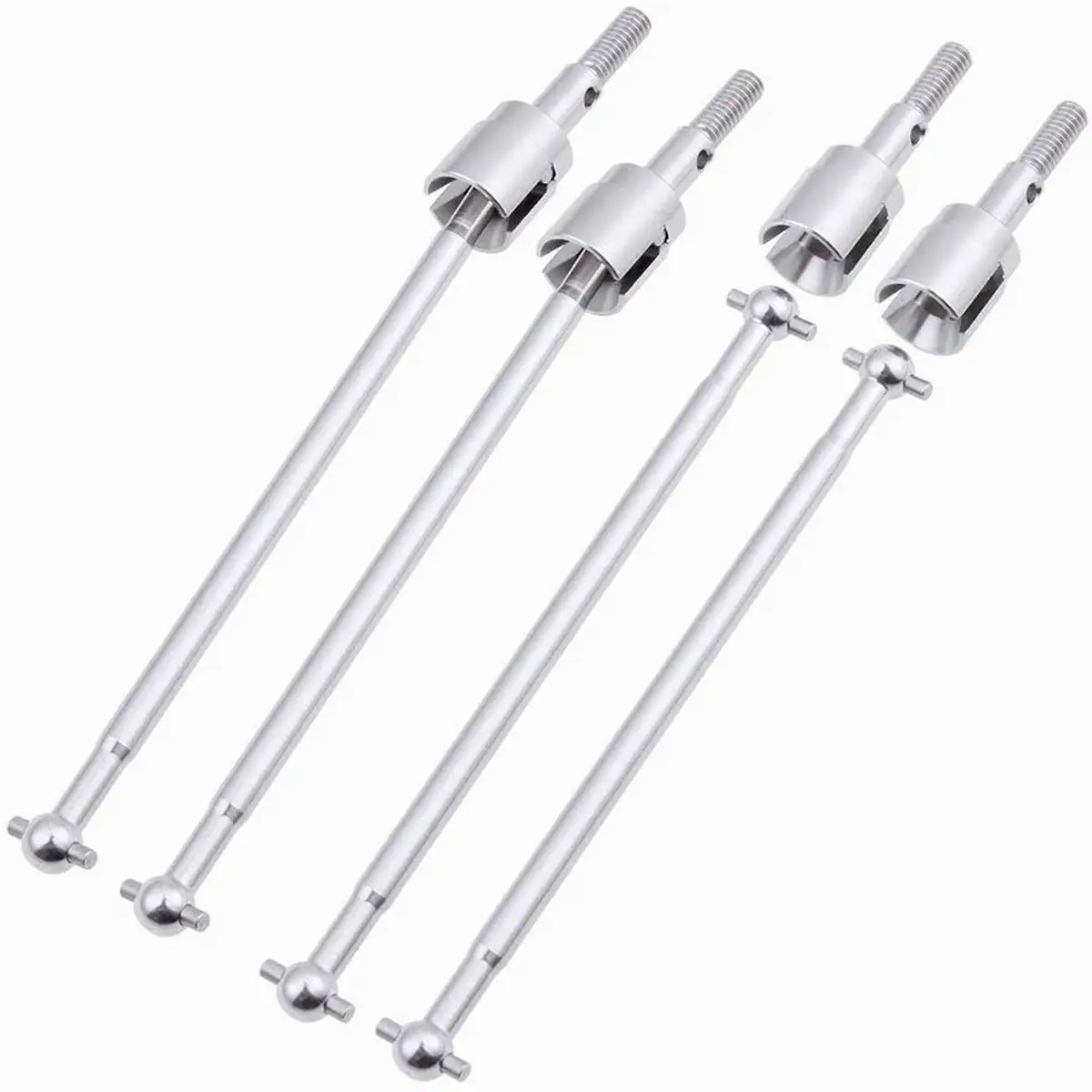 4Set Metal Drive Shaft 89.5mm Dogbones 08029 & Stub Wheel Axle 02033 for RC Redcat Volcano Epx HSP 1/10 BRONTOSAURUS 94111 94111