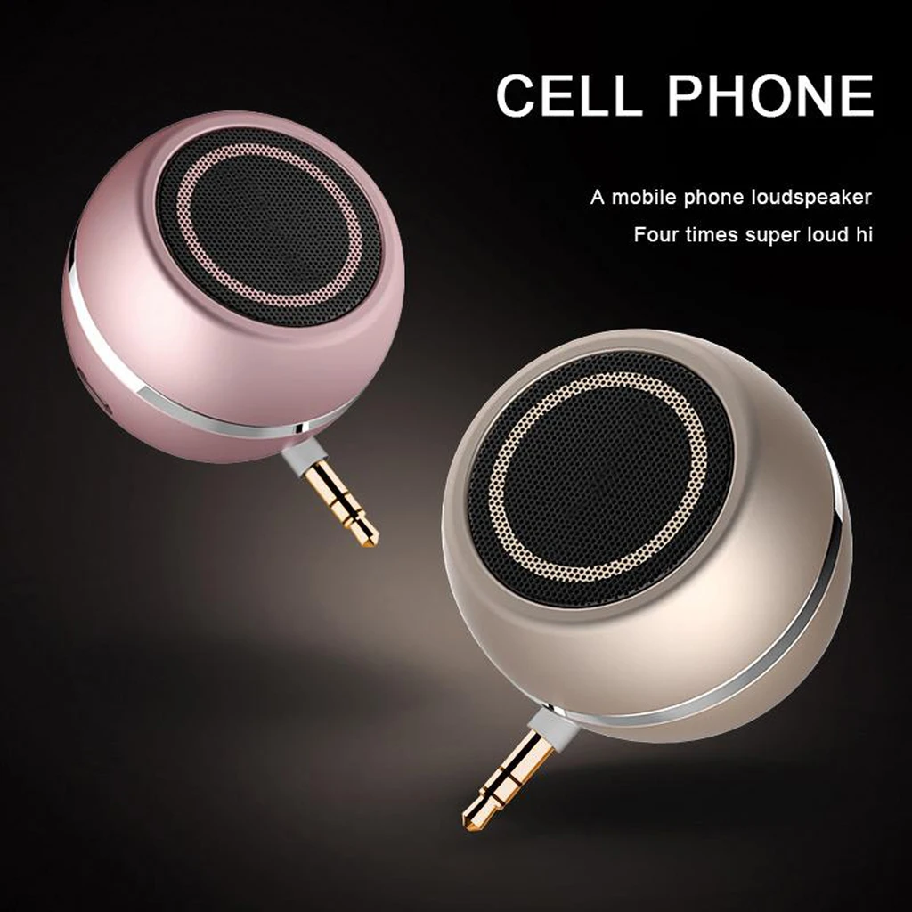 2020 Portable Mini Speaker 3W 3.5mm AUX Jack Music Audio Player for Phone Notebook Tablet Fashion ultra small fuselage