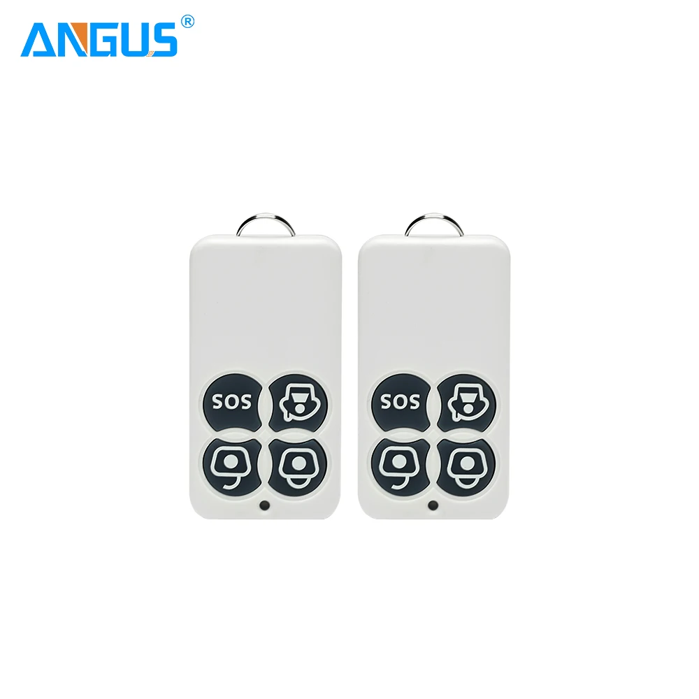 Angus Universal Alarm Remote Controller 433mhz Wireless Remote Control for GSM WIFI Home Intruder Burglar Alarm Security System