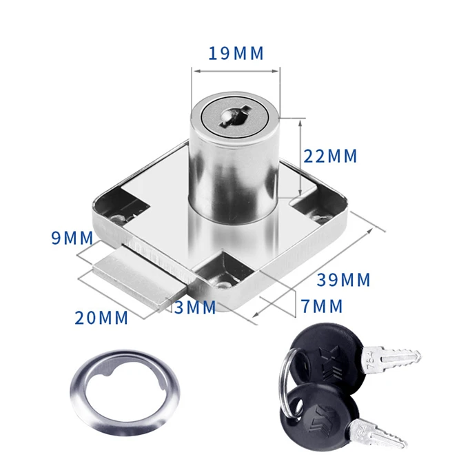 Рисунок 2 - Прочный стальной замок для ящиков