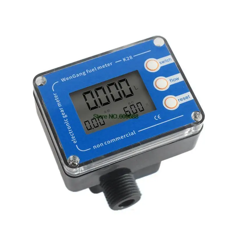 

DN15 DN20 Flow Urea Electronic Digital Display Meter Gauge Gear Form Methanol Diesel Gasoline Water Liquid Chemical