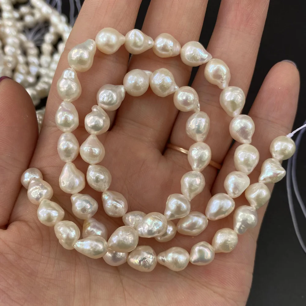 Natural Freshwater Pearl Beads Irregular Shape Baroque Punch Loose Beads For jewelry making DIY necklace bracelet accessories